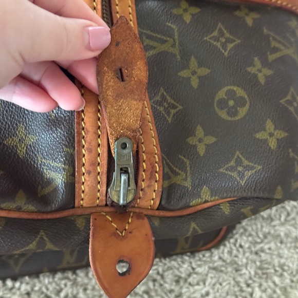 Louis Vuitton Sac Souple Travel Duffle 45 Brown Canvas, Leather Monogram GUC - Picture 12 of 16